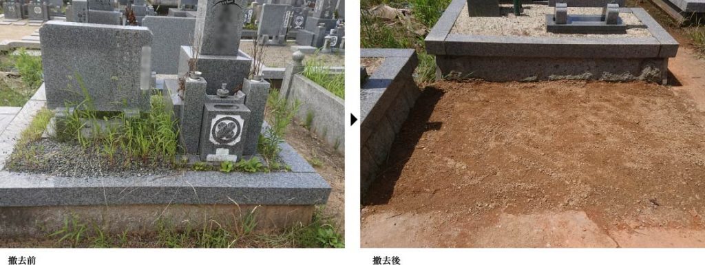 お墓の撤去